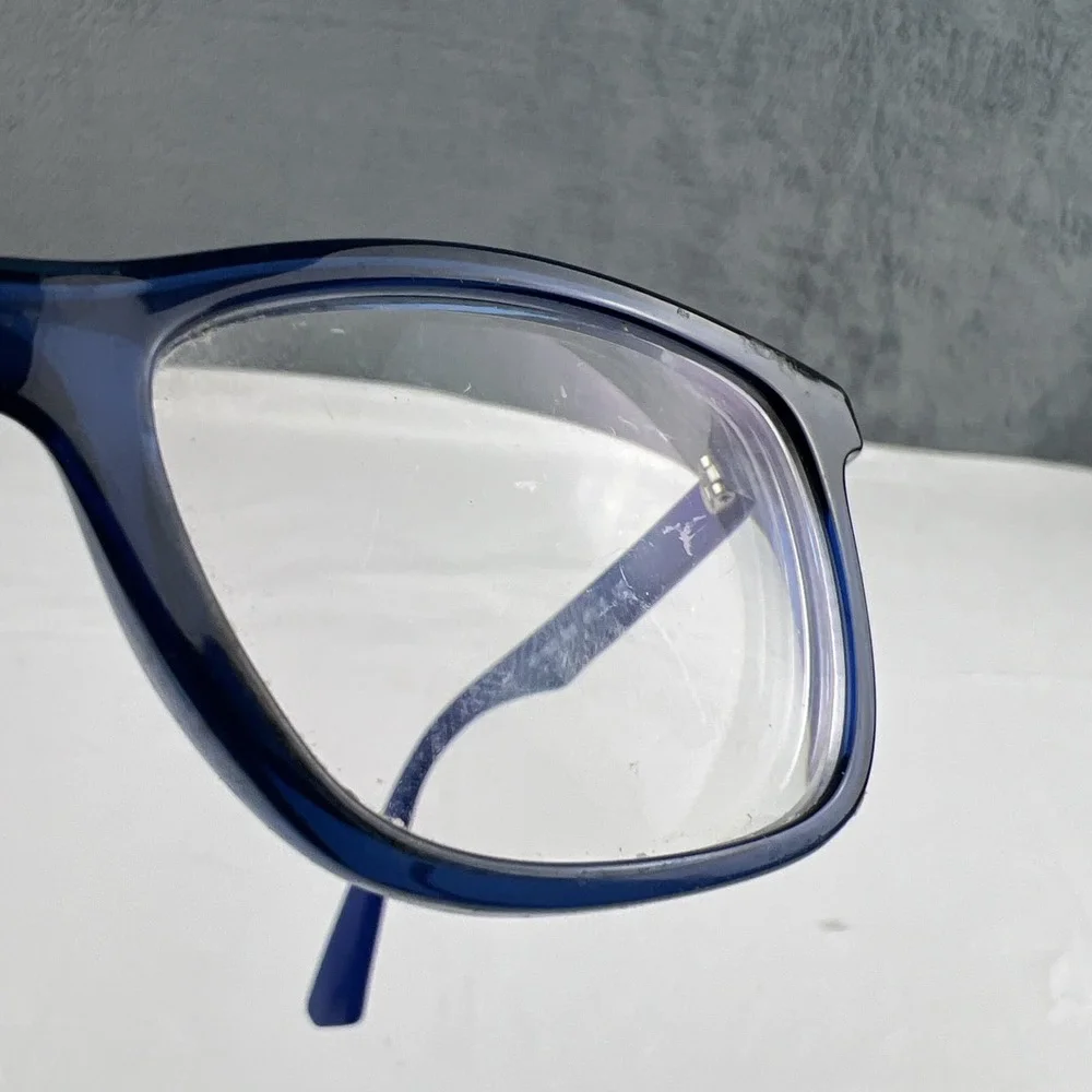Ray-Ban RB 1562 3686 Blue Rectangular Eyeglasses Frames 48-16-125 Kids Junior